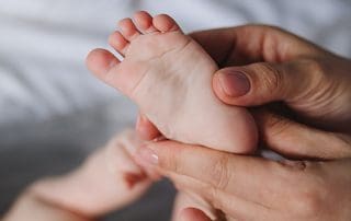 baby seeing a chropractor