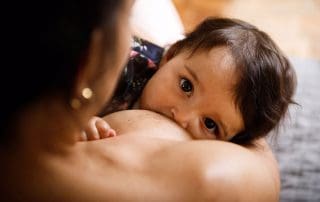 how long should you breastfeed image with older baby