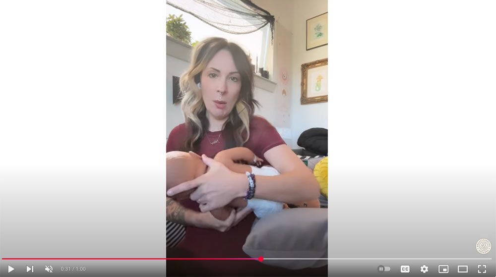 Breastfeeding Positions: Football Hold Video