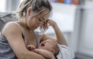 Perinatal Anxiety and Depression, depressed mom and baby