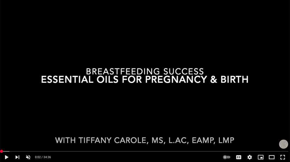 Essential Oils for Pregnancy and Birth - Video