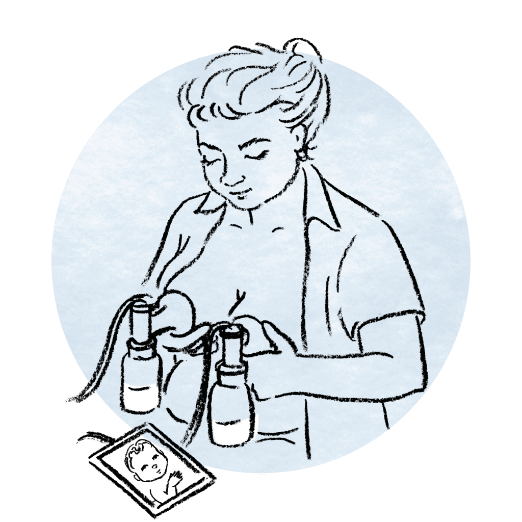 illustrations-10 Breastfeeding Success Company - Pumping