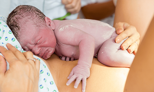 newborn baby at birth